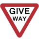 Give Way Plate 750mm